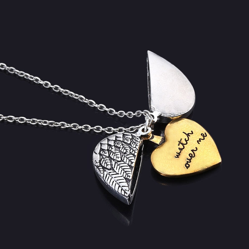 "Watch Over Me"  Angel Wing Necklace