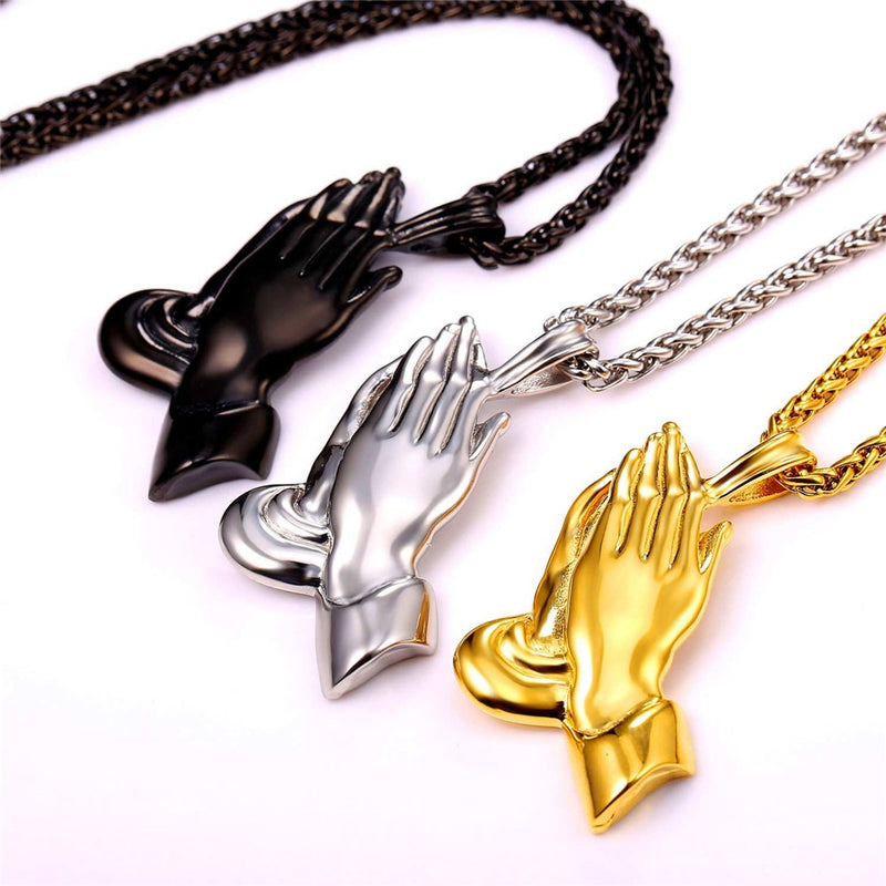 Praying Hands Necklace