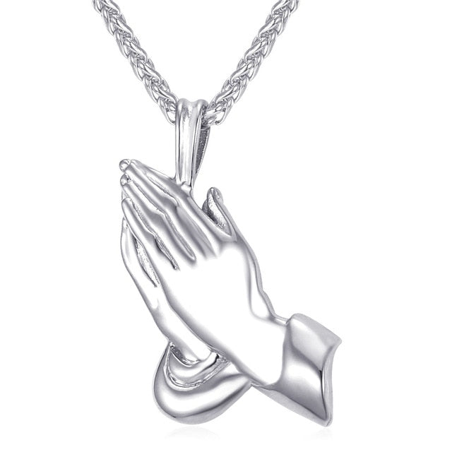 Praying Hands Necklace